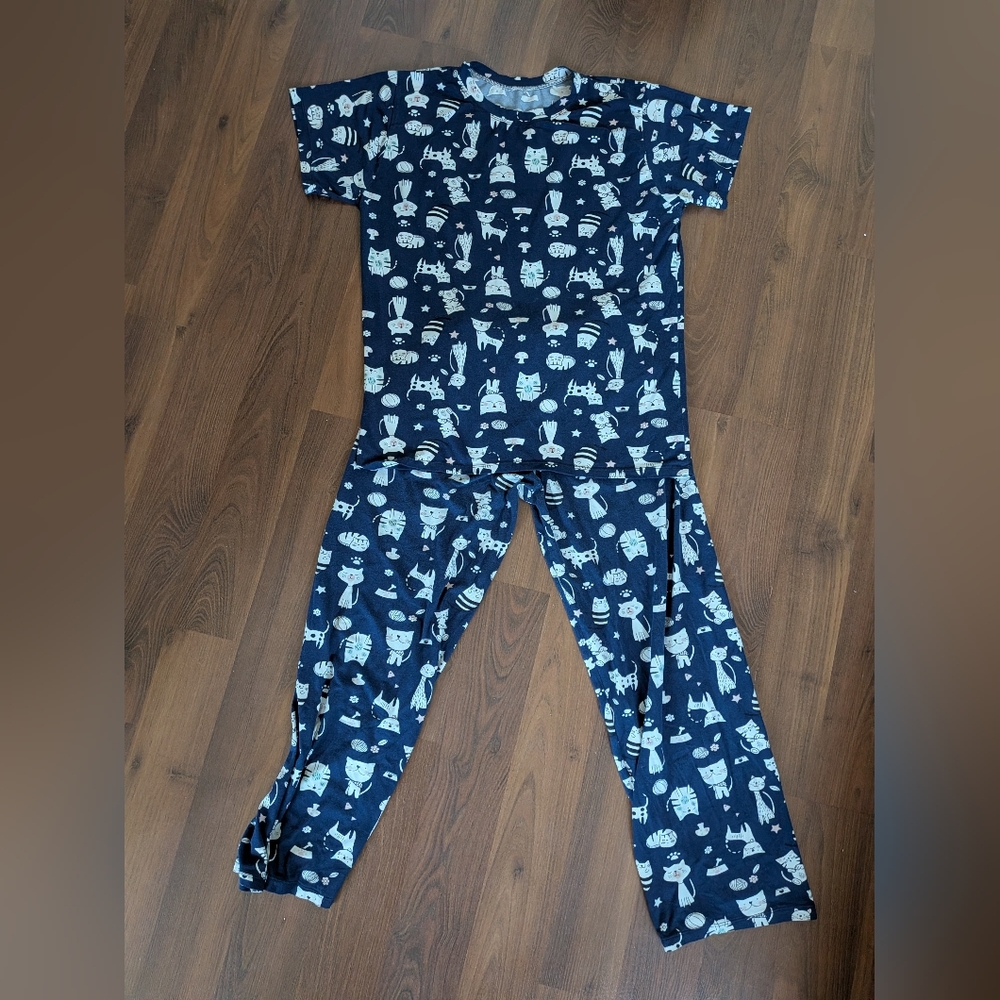 Super Soft Cat Print Women’s Pajama Set